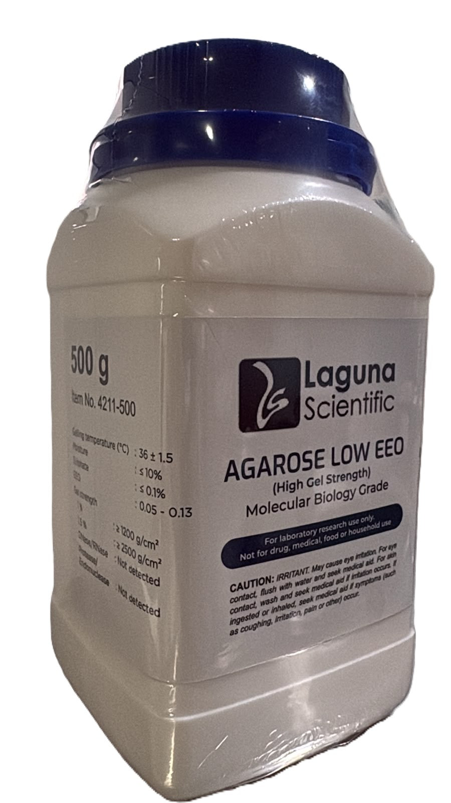 Agarose LE (Low EEO) powder, 500 gm, Molecular biology grade
