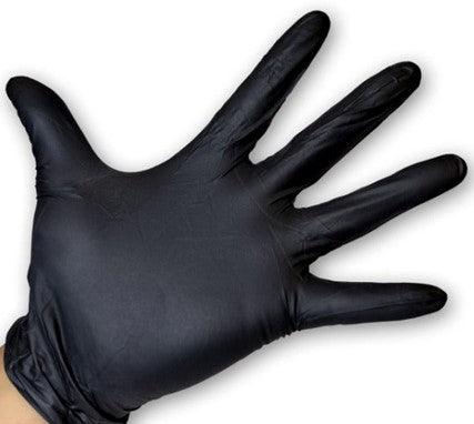 Heavy Duty 6 Mil Black Nitrile Gloves