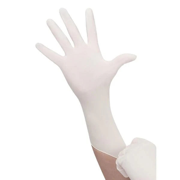 Disposable Latex Gloves, Powder-Free, 1000/case (10 boxes) Extra Small