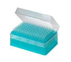 1000 µl Pipette Tips, No RNase, DNase, PCR inhibitors, Sterile, Racked, 96 tips/box, 10 box/cs