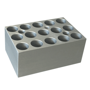 Block for MyBlock™ Dry Baths, holds (15) 1.5ml Centrifuge Tubes. For Use With: MyBlock™ Mini Dry Baths