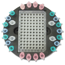 Optional combination head for one microplate & microtubes (38x1.5 & 28x0.5)
