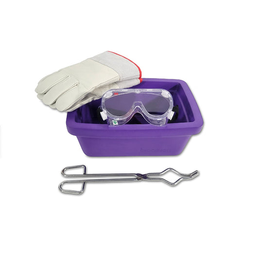 Cryo Kit, contains bucket, gloves, goggles and tongs